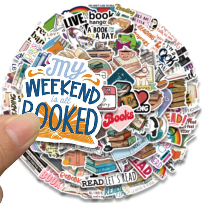 50PCS Smutty Dark Romance Bookish Spice Reader Girl Cartoon Booktok Sticker Aesthetic Car Kindle Ipad Phone Laptop Diary Sticker