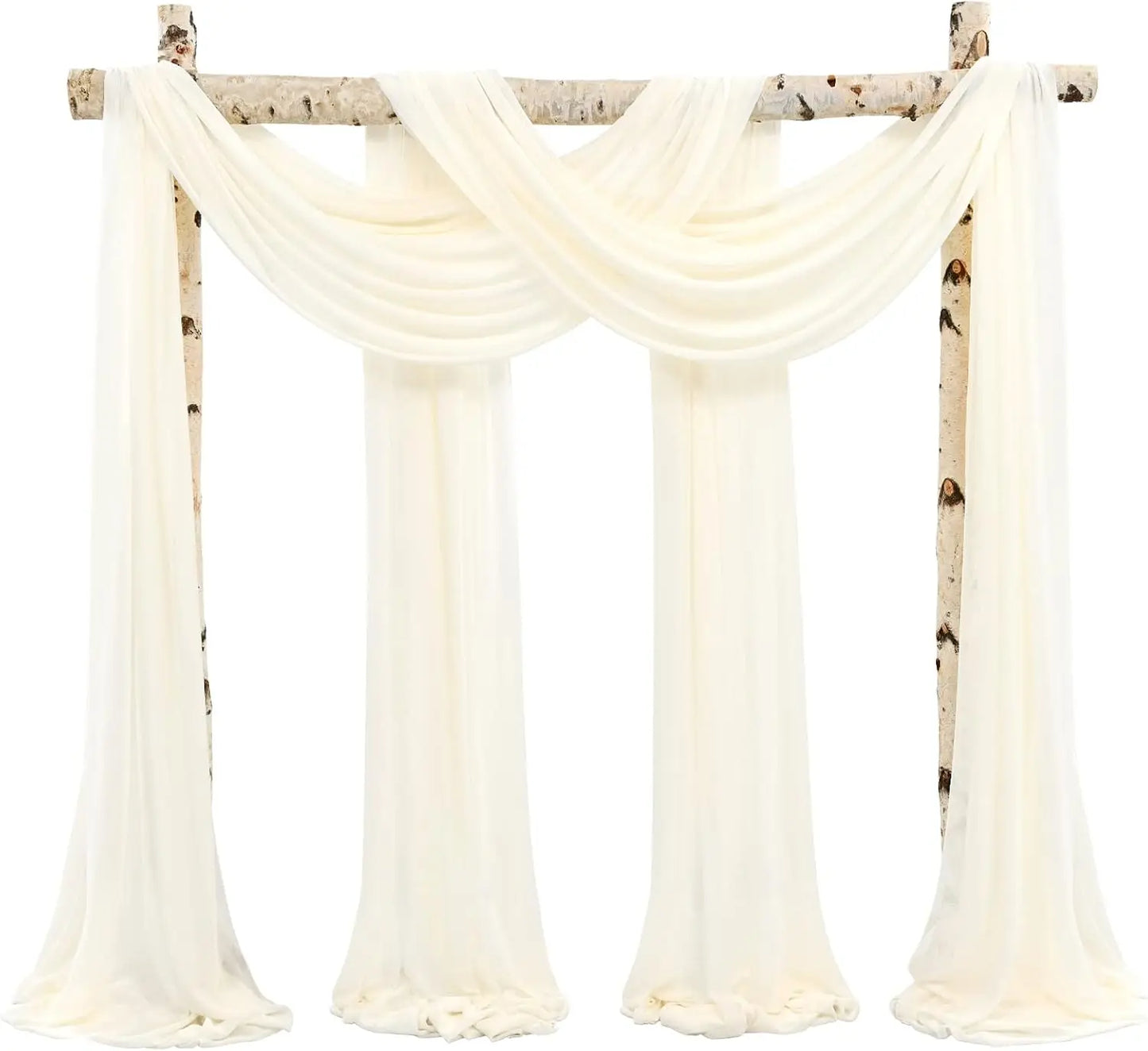70X500cm Rust Chiffon Wedding Arch Draping Fabric Terracotta Solid Drapery Ceremony Reception Backdrop Curtain Party Swag Decor