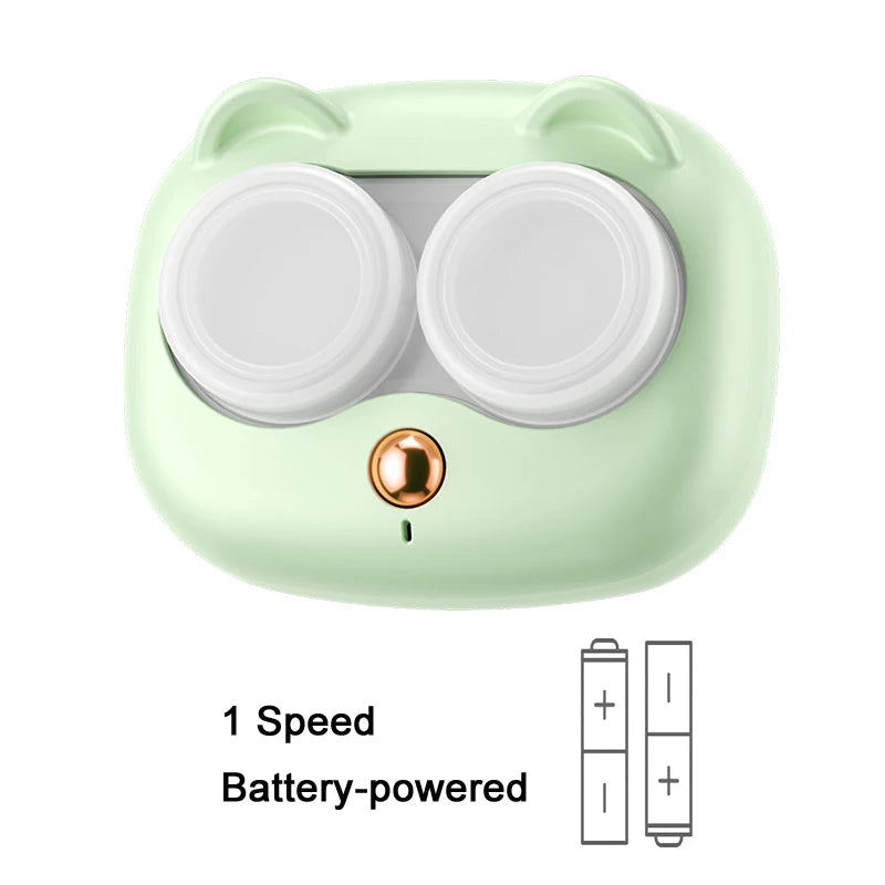 USB Ultrasonic Contact Lens Cleaner Machine,  with Removable Box, Portable Rechargeable & Battery Dual mode optional