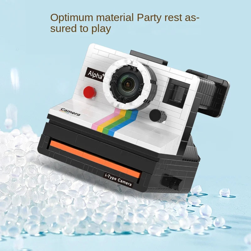 Vintage Model Mini Building Block 802pcs  Retro Camera Adults Collection Ornaments IDEAS Series Toys Girl Birthday Gifts