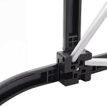 Foldable Tradeshow Table Exhibition Countertop Podium Promotion Table Office Reception Desk School Lecture Table