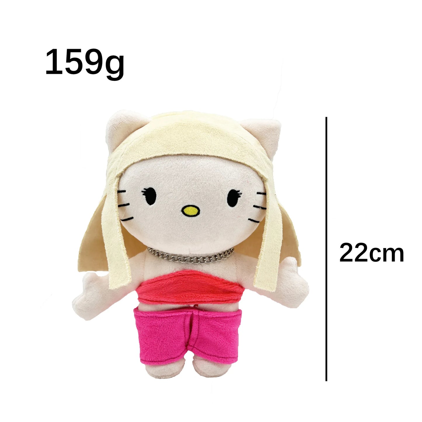 New Hello Kitty Ken Carson Rapper Trippie Taylors Plush Toy Doll with Clothes Stuffed Soft Plush Toys Fans Collect Gifts