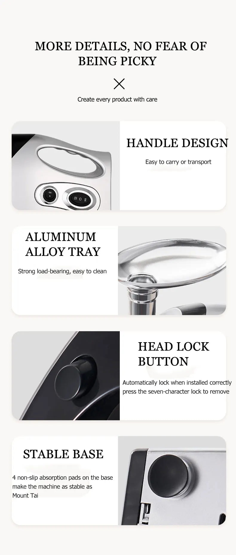 SUNATUR Premium Elektrischer Zerkleinerer &amp; Fleischwolf - Küchengeräte Zerkleinerer, Prozessor, Zerkleinerer für alle Ihre Kochbedürfnisse