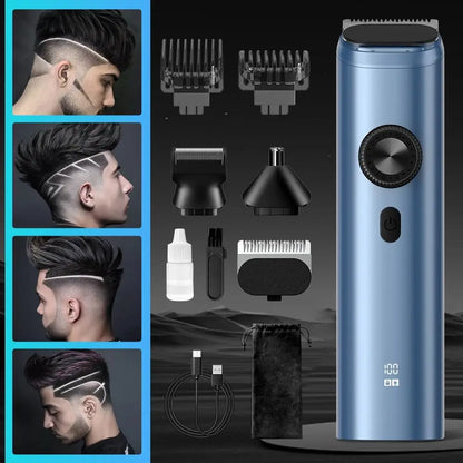 Sejoy Beard Trimmer for Men Cordless Nose Hair Trimmer Waterproof Hair Clippers and Trimmers Set Electric Razor