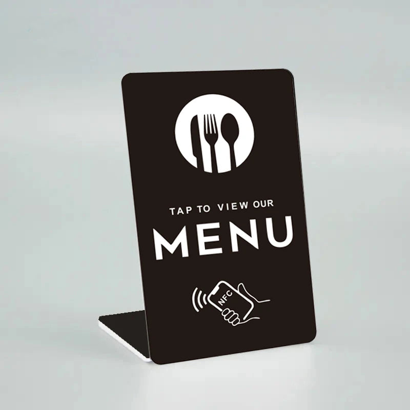 NFC Programmable Google Review Card NFC Table Display NFC Google Reviews Display Bending Card