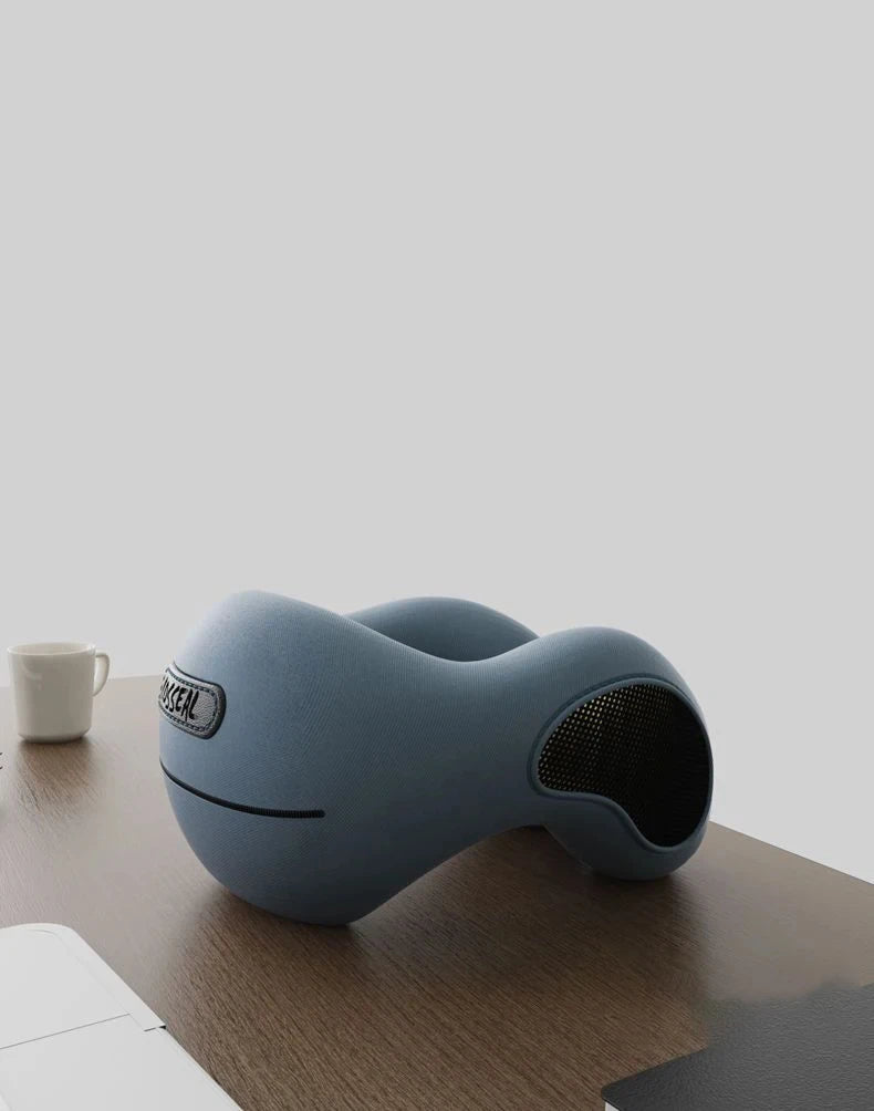 Multifunction U-Shaped Sponge Core Neck Pillow Slow Rebound Soft Travel Pillow For Sleeping Cervical Health Massage Nap Pillows