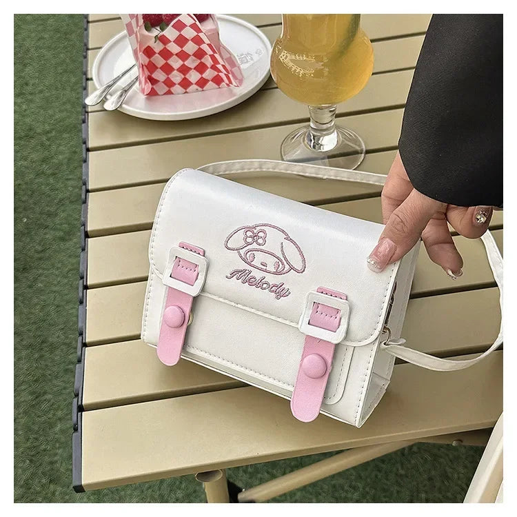 Anime Sanrio Crossbody Bags Hello Kitty Melody Kuromi Cinnamon Girls Women Luxury Brand Bag High Quality Designer Bags Gifts