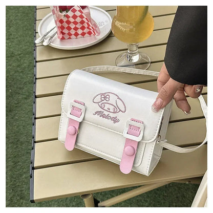 Anime Sanrio Crossbody Bags Hello Kitty Melody Kuromi Cinnamon Girls Women Luxury Brand Bag High Quality Designer Bags Gifts