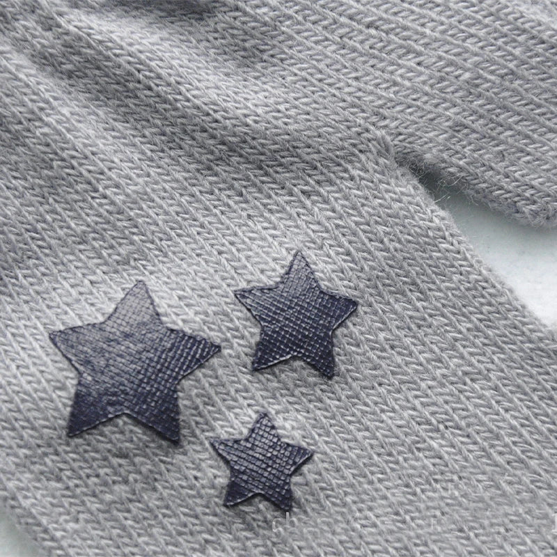 New 1-4Y Kids Gloves Winter Baby Plush Coral Gloves Toddler Full Fingers Cute Mittens Warm Windproof Glove For Boys Girls