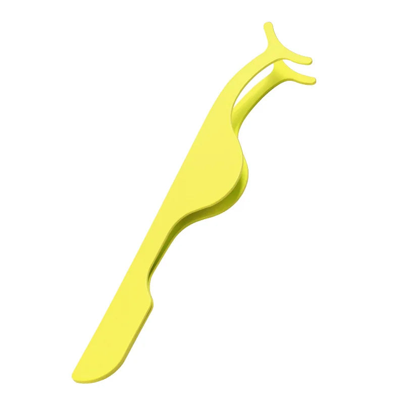 False Eyelash Tweezers Fake Eye Lash Applicator Eyelash Extension Curler Nipper Auxiliary Clip Clamp Makeup Forceps Tools supply