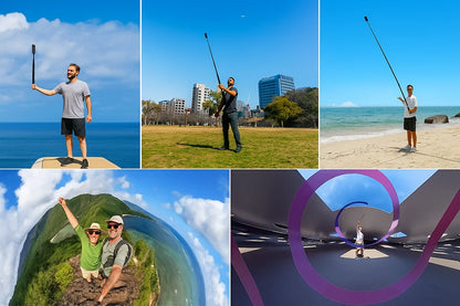 For Insta360 Invisible Selfie Stick Bullet Time Bundle Handle for Insta 360 x5 x4 GO 3S Ace Pro GO 3 x3 Stick Accessories
