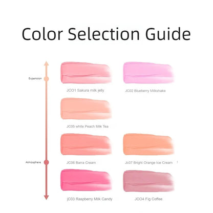 AZTK Blusher Color Face Makeup Rendering Liquid Blush JC04 Moisturizer Longlasting Beauty Expands Contracts Cheek Cosmetics