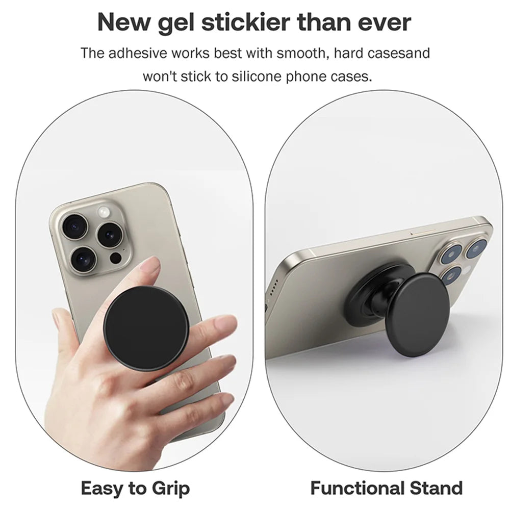 Grippopso Adhesive Phone Socket Holder Finger Grip Bracket Support Telephone for IPhone 15 Pro Max 14 13 Samsung Socket Stand
