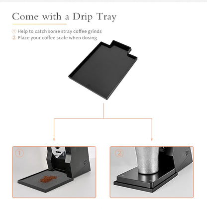 CAFEMASY Incline Stand with Tray Compatible With Eureka Mignon Espresso Coffee Grinder Accessories