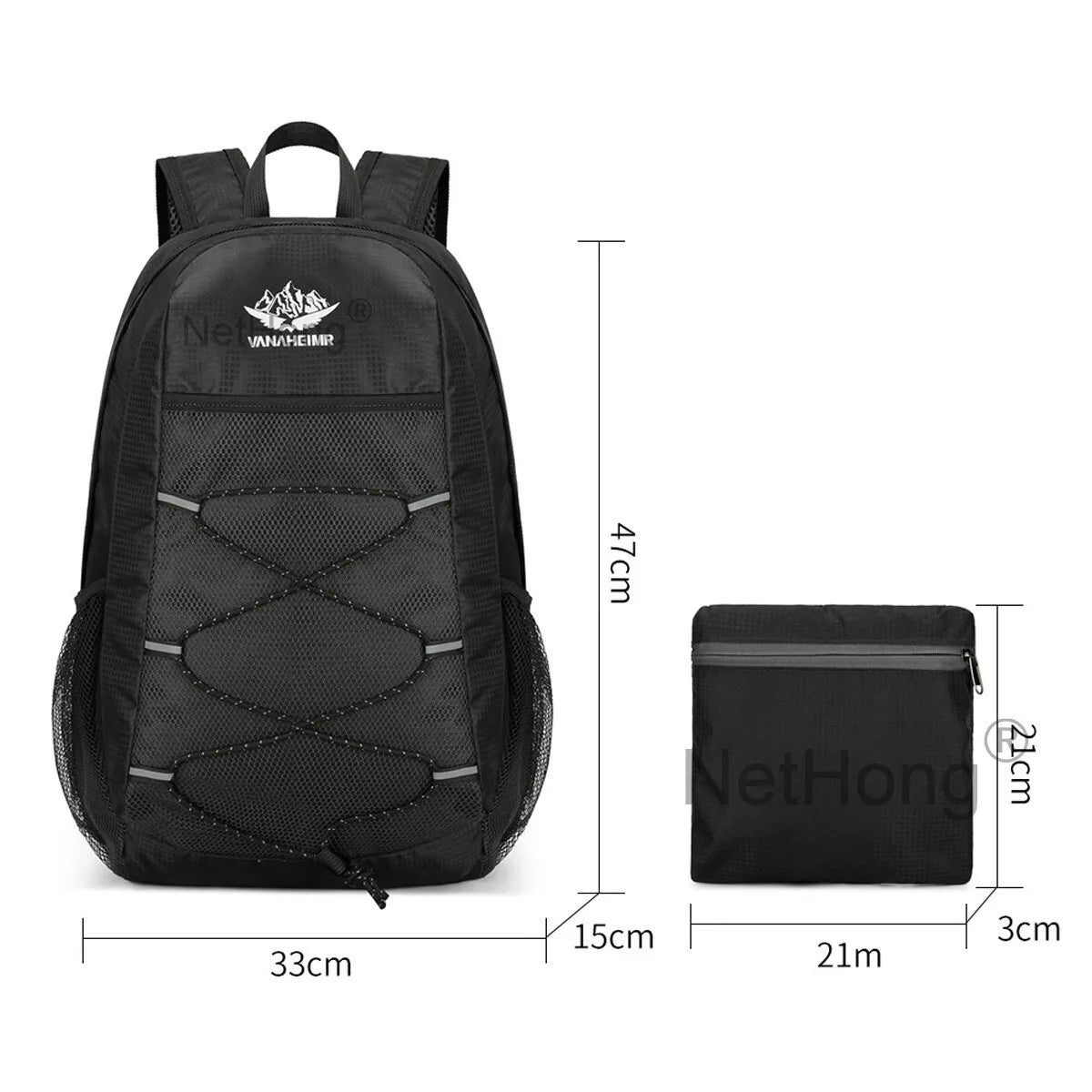 40L Hiking Camping Backpack Waterproof Men Women Outdoor Travel Rucksack Bag New