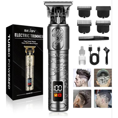 Sejoy Professional Hair Clippers Cordless Electric Hair Trimmer Shaving Machine Cool Design Cutting Barber Beard