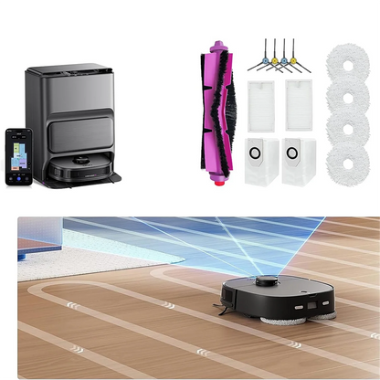 For Eureka J12Ultra / J12 Ultra, for Midea V12 Vacuum Cleaner Main Side Brush Filter Mop Bags Replacement Parts