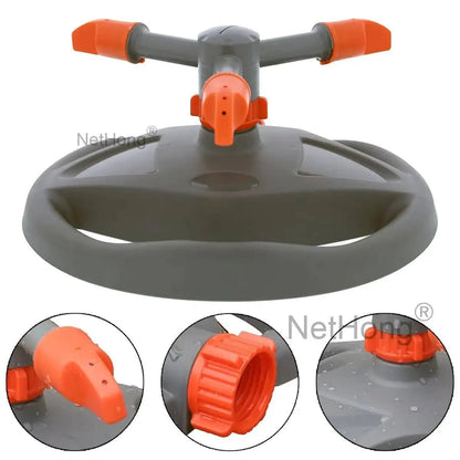 8 Function Garden Lawn Grass Water Sprinkler Hose Irrigation Watering Spray 360°
