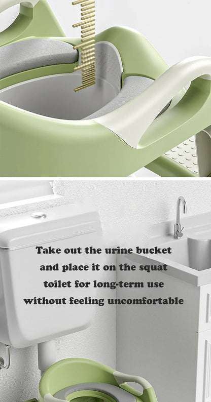 Newly Upgraded Baby Boy Portable Potty Child Potty Training Seat Baby Toilet Pot Step Stool Baby Potty Portable Child Urinal