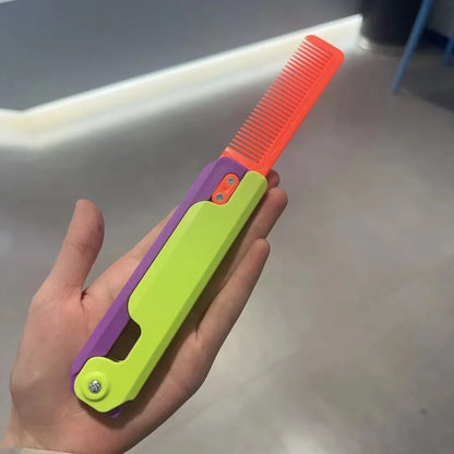 Gravity Folding Claw Knife Radish Knife 3d Printing Gravity Knife Small Radish Knife Push Card Decompression Fidget  Mini Toy
