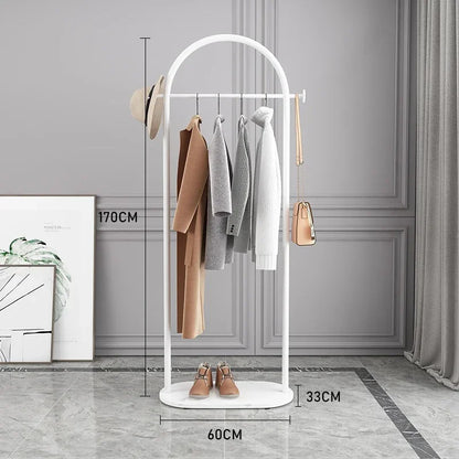 Hanger Floor Bedroom and Household Clothes Rack Simple Indoor Hanging Clothes Rack Multi-Functional Living Room Simple Coat Rack