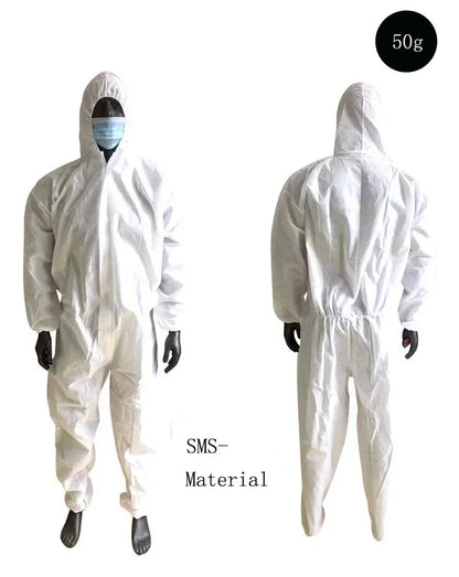 Disposable Breathable Dustproof Water Oil Resist Work Safety Clothing Anti Dust Spary Painting Decorating Labour Overall Suit