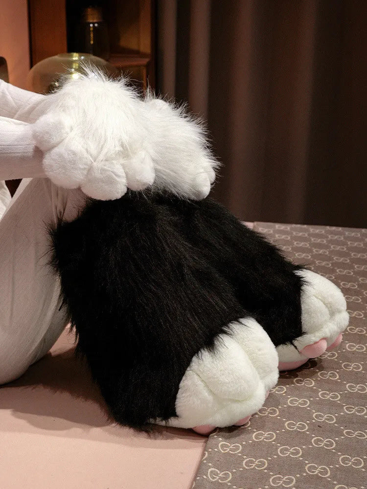 Cute 2D Cat Claw Plush Fursuit Kawaii Furry Cosplay Cat Claw Gloves Wings Cat Shoes Furry Boots Anime Party Cosplay Costume
