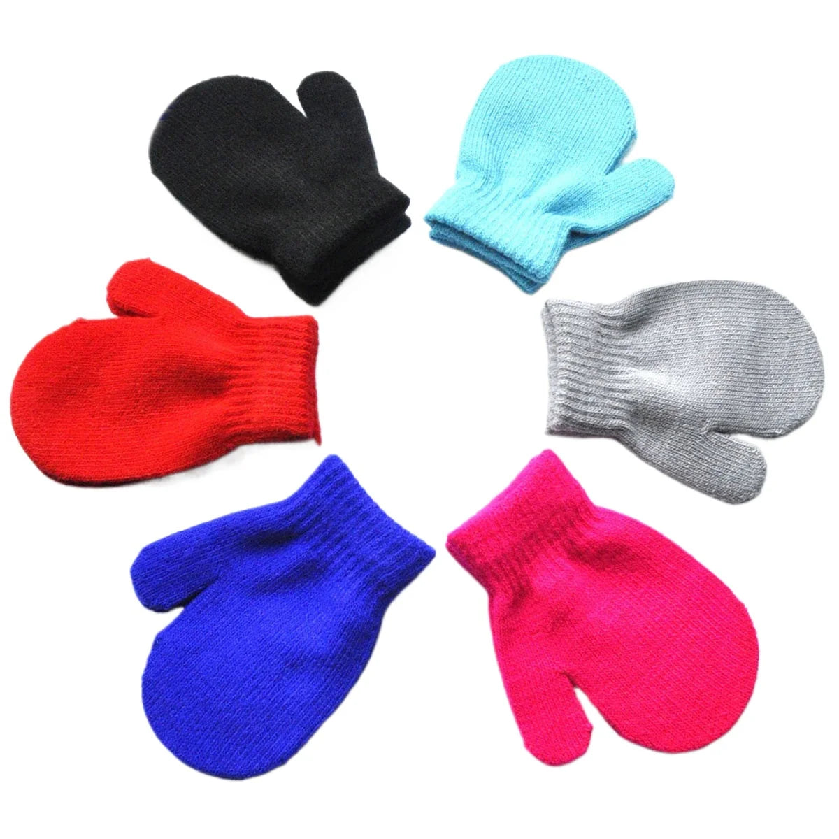 Soft Warm Winter Gloves for Toddlers & Kids (1-4 Years) - Baby Mittens