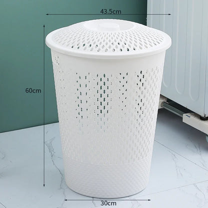 Multi-functional Plastic Household Dirty Laundry Baskets Bathroom Clothes Storage Bucket Living Room Children Toy Basket