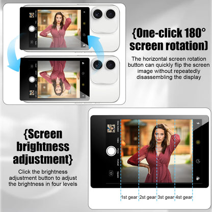 Mobile Phone Wireless Magnetic Selfie Monitor Screen For Smartphone Vlog Live Stream Video Recording for iPhone Android phone