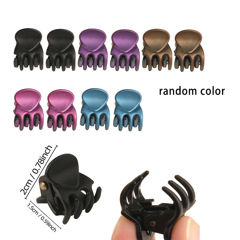 Mini Hair Claw Clip Doll Hair Pin Hair Clip For Toys Hair Decorative For Dolls Headwear Accessories Miniature Hairpins grab clip