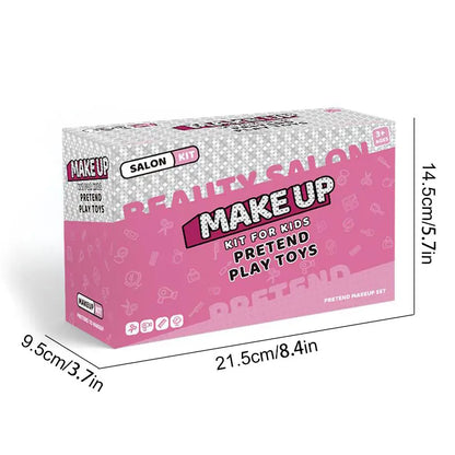 17pcs Girls Beauty Salon Set make up kit for kid pretend play toy cosplay for party game maquillage juguetes girls birthday gift