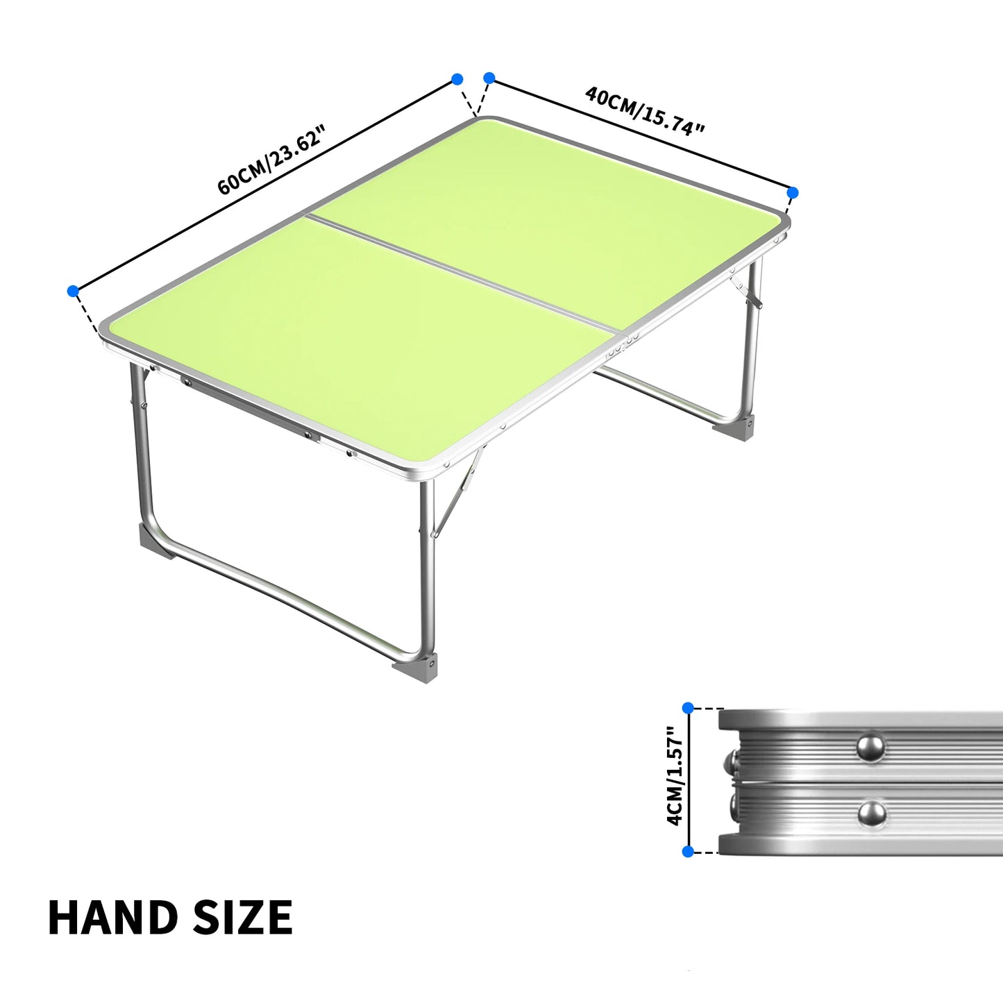 Outdoor Camping Table,Folding Aluminium Table,Small Lightweight Foldable Table Picnic Table for Picnic,Beach,Fishing,Garden,BBQ