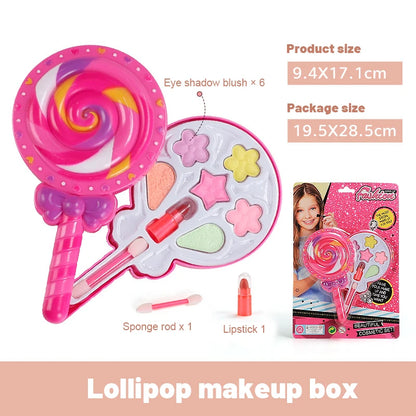Girls Make Up Set Toys Beauty Makeup Tools Children Pretend Play Toys Safe Non Toxic Dressing Cosmetic Nail Polish Toys Gifts