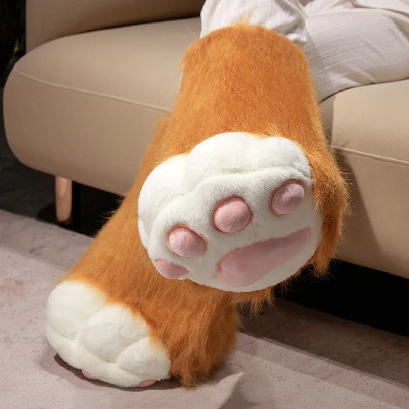 Cute 2D Cat Claw Plush Fursuit Kawaii Furry Cosplay Cat Claw Gloves Wings Cat Shoes Furry Boots Anime Party Cosplay Costume