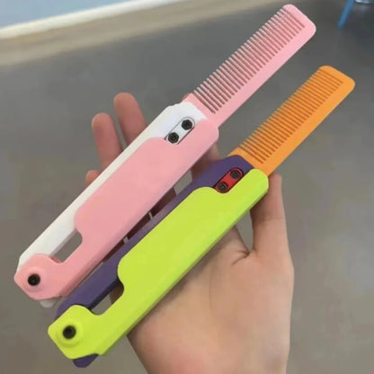 Gravity Folding Claw Knife Radish Knife 3d Printing Gravity Knife Small Radish Knife Push Card Decompression Fidget  Mini Toy