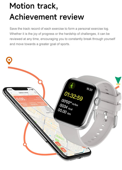 2026 New Original Watch Series 11 Women Smart Watch Bluetooth Call NFC IP68 Waterproof HD AMOLED Screen GPS Track Men Smartwatch