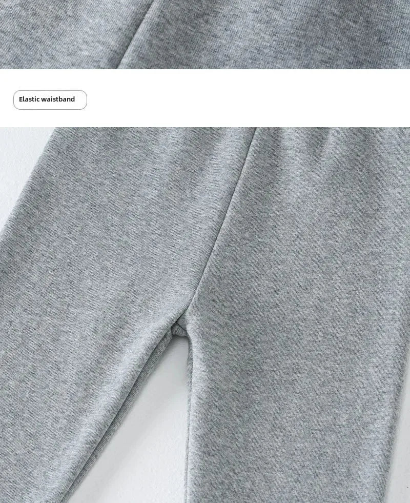 Girls Pure Cotton Long Pants - Slim Fit Thermal Underwear for Kids | Spring Autumn Base Layer