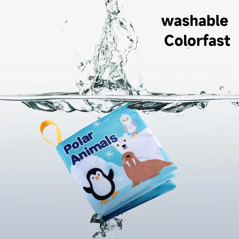 Children Early Educational Toys Rustle Sound Soft Cloth Book Fruits Animal Numbers Food Means of Transportation Cognition Toys