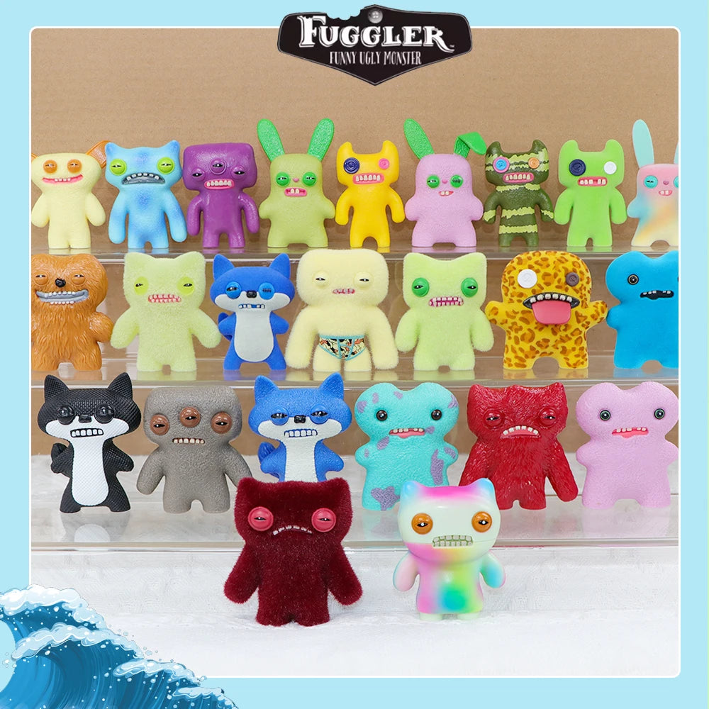 Fuggler Orignal Blind Box Keychain Pendant Model Doll Funny Ugly Monster Figure Statue 6-8.5cm Ornaments Dolls Birthday Gifts