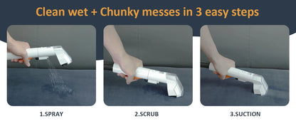 MAMNV W05 Handheld Carpet Cleaner 750W Fabric Washing Machine Pro Multifunctional Portable Mite Remover Sofa Carpet Wet Cleaner