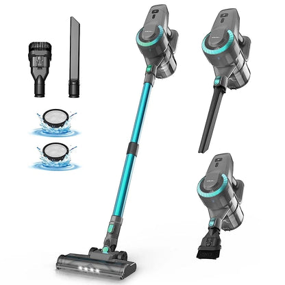 INSE N300 Cordless Vacuum Cleaner 20Kpa Ultra 6 in 1 Lightweight Stick Vacuum Powerful Handheld Vacuum Cleaners for Home Pet Car