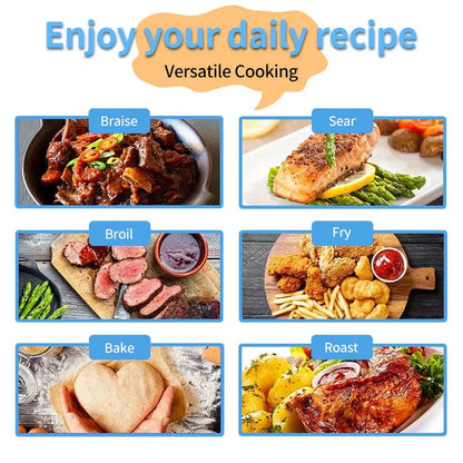 23cm Enameled Cast Iron Dutch Oven 2 Quart Heavy Soup Pot Casserole Dish For Bread Baking And Stew Kitchen Nonstick Braised Pot