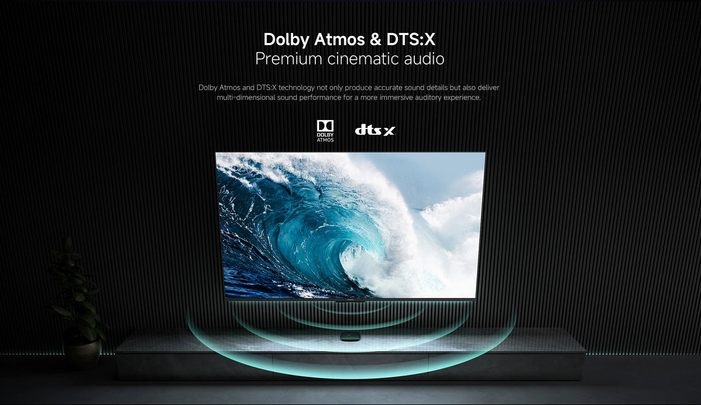 Global Version Xiaomi TV Box S 3rd Gen 4K Ultra HD 2G 32G WiFi BT5.2 Google TV Cast Netflix Smart TV Box Media Player 2025