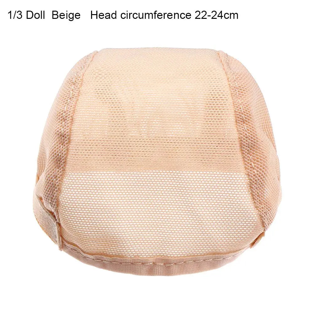 Doll DIY Accessories Fixed Hair Hairnet Net Non-slip Hat Cap Head Headgear for 1/3 1/4 1/6 Doll Wig Toy Accessories