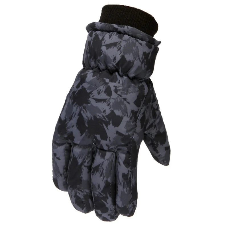 Kids Winter Ski Gloves - Waterproof Windproof Snow Mittens for Boys & Girls Ages 4-12