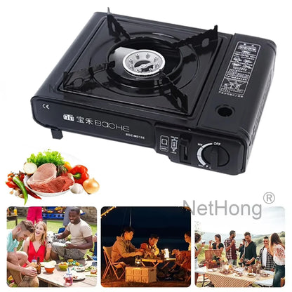 Portable Camping Gas Stove Single Burner Cooker BBQ Outdoor Heater Gas Camping~