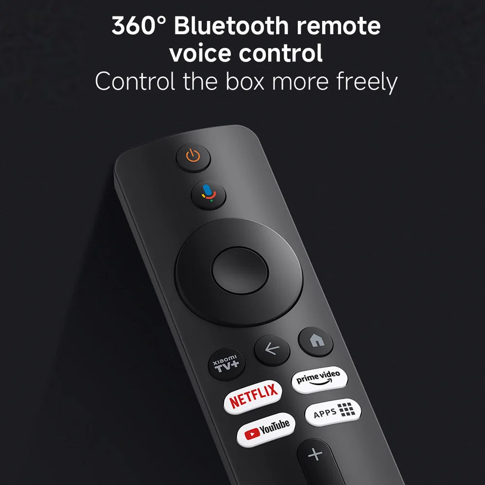 Global Version Xiaomi TV Box S 3rd Gen 4K Ultra HD 2G 32G WiFi BT5.2 Google TV Cast Netflix Smart TV Box Media Player 2025