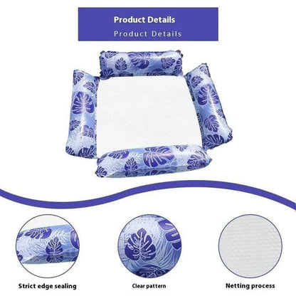 Iatable Chair 4Tube Pool Lounger Float Water Hammock Multi-Purpose