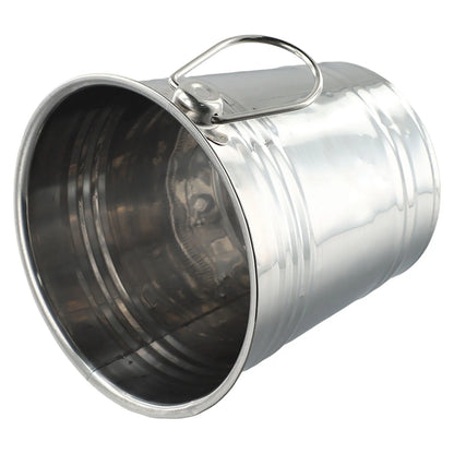 Stainless Steel Ice Bucket Ice Chiller Cooler With Handle Ice Cube Container Portable For Wine Champagne Beer Party Bar Tools